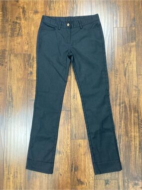 BURGER KING Employee Work Pants Uniform Crew Women’s Black Straight Leg Size 6